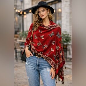 Butterfly Pashmina Wrap Scarf